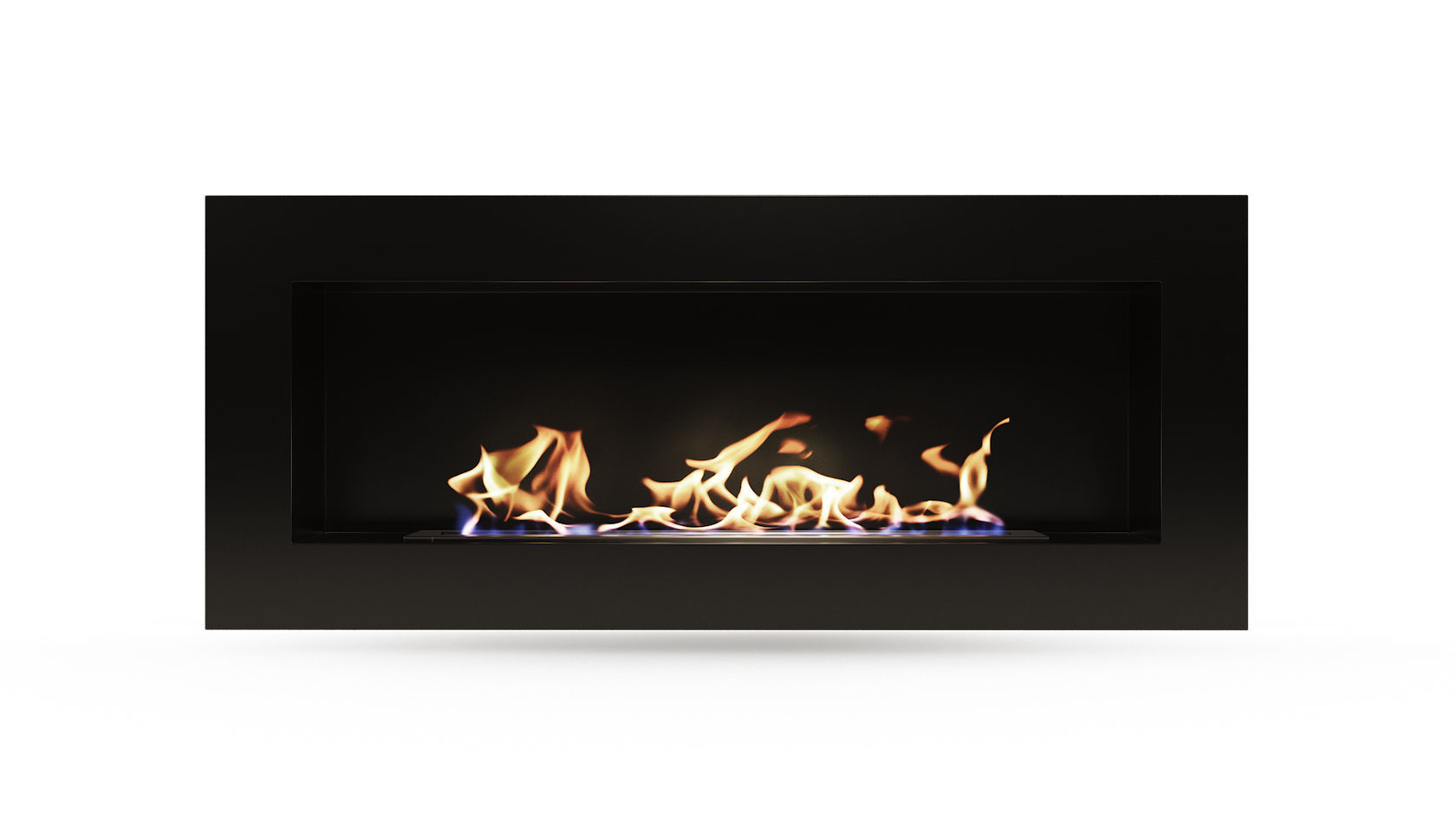 Биокамин "Русский огонь" Лофт 1500V встраиваемый с декоративным стеклом (стемалитом) по цене 46 650 руб.