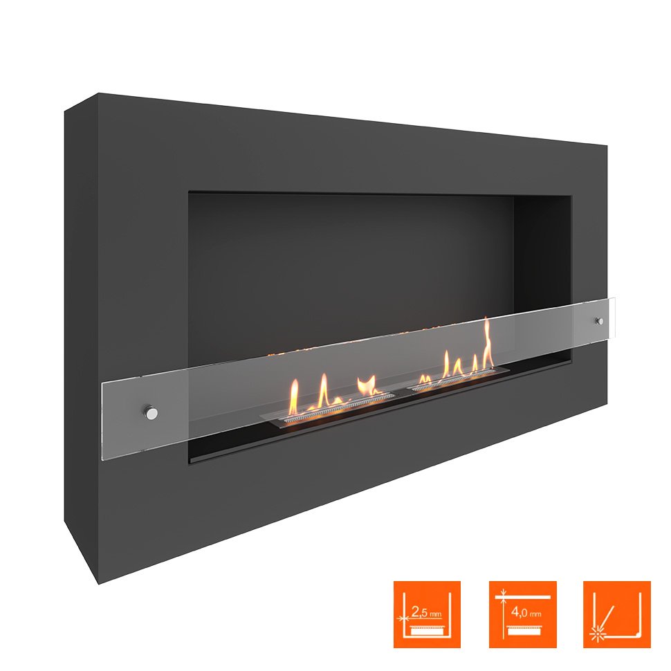 Биокамин SteelHeat WALL GRAND 1200 LITE черный, стекло Биокамин SteelHeat WALL GRAND 1200 LITE черный, стекло по цене 41 160 руб.