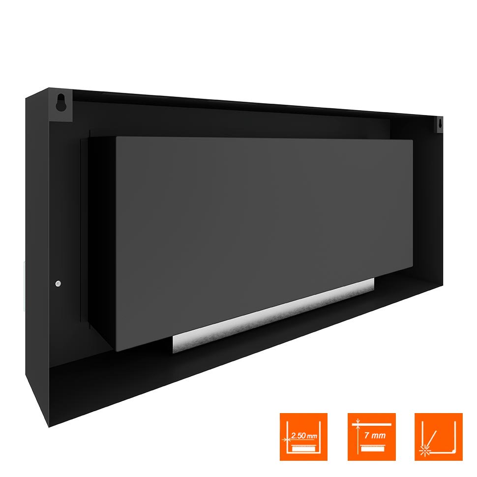 Биокамин SteelHeat WALL  LONG 1200 черный, стекло Биокамин SteelHeat WALL  LONG 1200 черный, стекло по цене 47 460 руб.