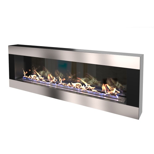 Биокамин "Русский огонь" Модерн 1300N настенный с защитным и декоративным стеклом