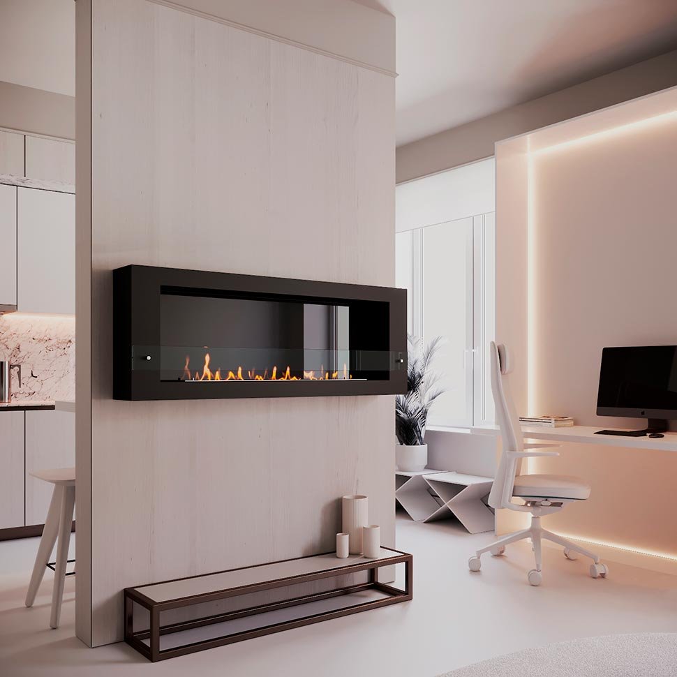 Биокамин SteelHeat WALL LONG 1500 черный Биокамин SteelHeat WALL LONG 1500 черный по цене 65 070 руб.