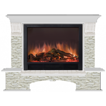 Бостон Грот однотонный Ш-33 (беленый дуб)+Sharm 33 BL