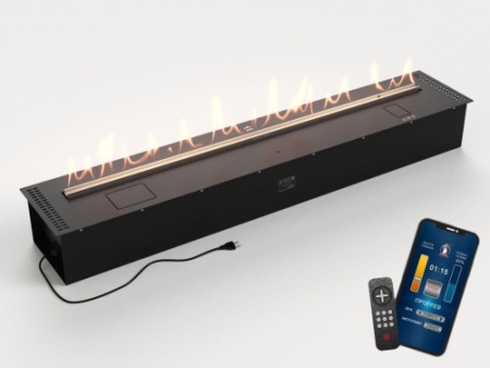 Автоматический биокамин Lux Fire Smart Flame 1500 RC Black по цене 490 600 руб.