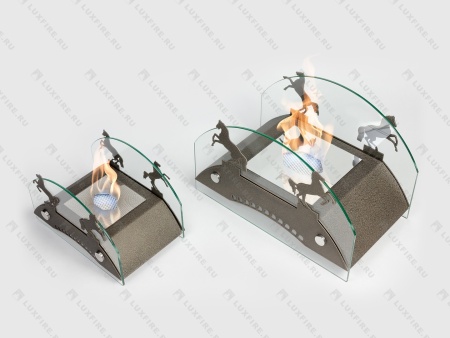 Настольный биокамин Lux Fire "Графский мост" S (бронза) по цене 14 641 руб.